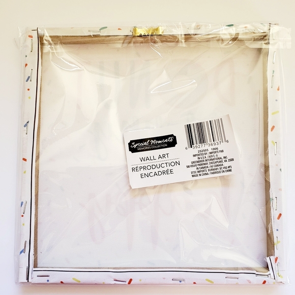 Donut Worry Be Happy Sprinkle Colorful Wall Art - Picture 5 of 8